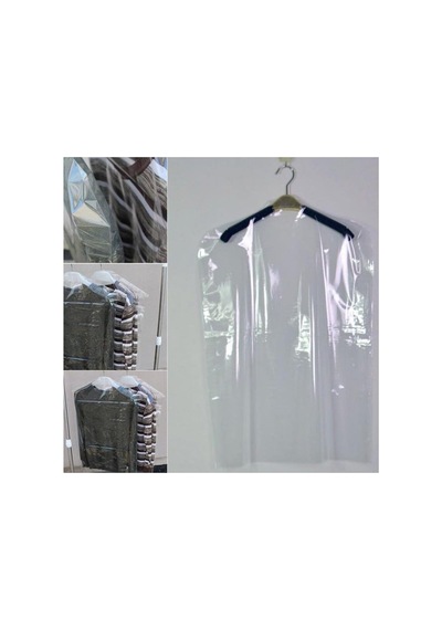 Şeffaf Elbise Koruma Kılıfı -60 120-10 Adet, Ceket, Kazak, Tshirt Naylon Poşeti