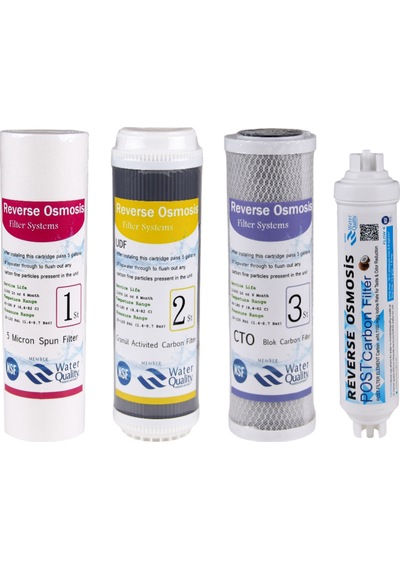 Reverse Osmosis Su Arıtma 4 Lü Filtreseti  Reverse Osmosi