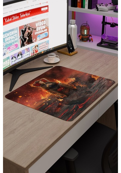 Lucifer V1 48x40 Xl Gaming Kauçuk Kaymaz Taban Mouse Pad Fare Altlığı