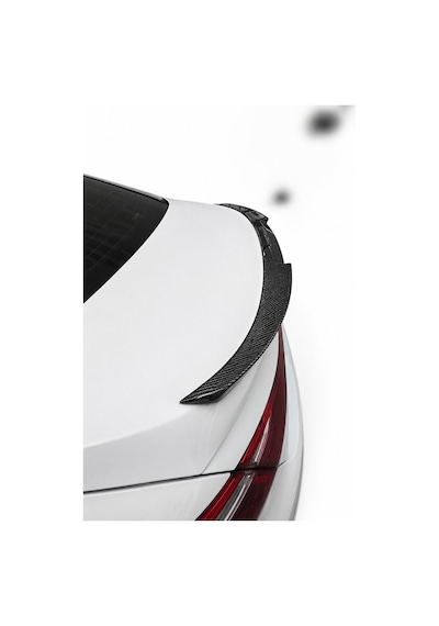 Renault Megane 4 Sedan Uyumlu Bagaj Üstü M4 Karbon Görünüm Spoiler Yarasa İthal Abs Plastik