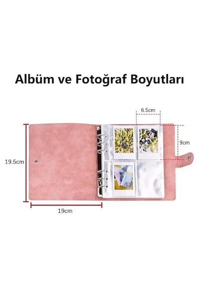 Instax Mini Serisi Albüm-200 Fotoğraf Kapasiteli