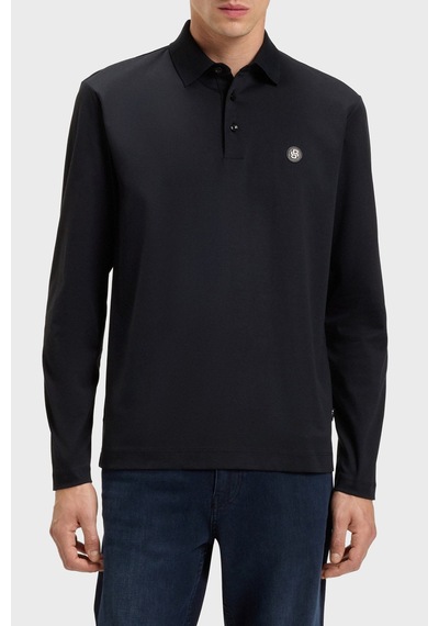 Boss Erkek Polo Yaka Sweat 50523917 406 Lacivert Lacivert