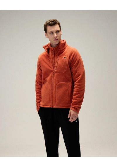 Ellesse 6wm1024-br Erkek Fermuarlı Polar Ceket Kiremit