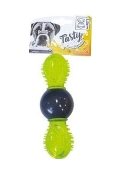 M-pets Uranüs Ödül Hazneli Kauçuk Köpek Oyuncağı Yeşil