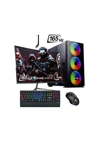 Izoly ST998751 i7-10700F 16 GB 256 GB M.2 NVMe GTX1660S 6 GB 24" Free Dos Masaüstü Oyuncu Bilgisayarı