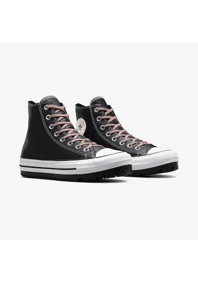 Converse Chuck Taylor All Star City Trek Su Geçirmez Unisex Siyah Deri Bot