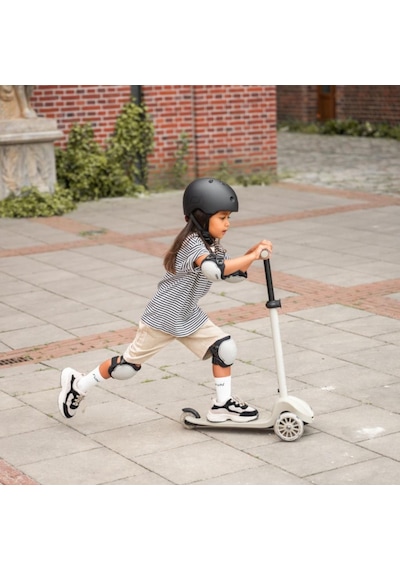 Scoot And Ride Highwaykick 3s Çocuk Scooterı, Ash - Led Tekerlekli, Katlanabilir Ve Ayarlanabilir