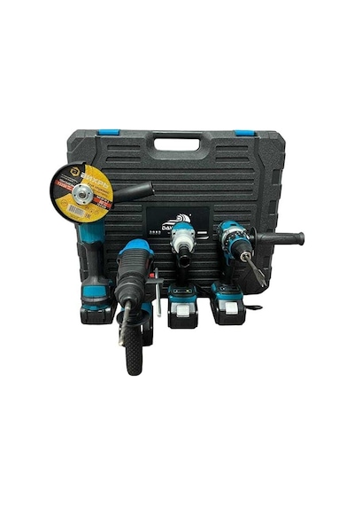 Dawreek 4'lü Set (somun Sıkma Şarjlı Kırıcı Spral Çelik Mandrel