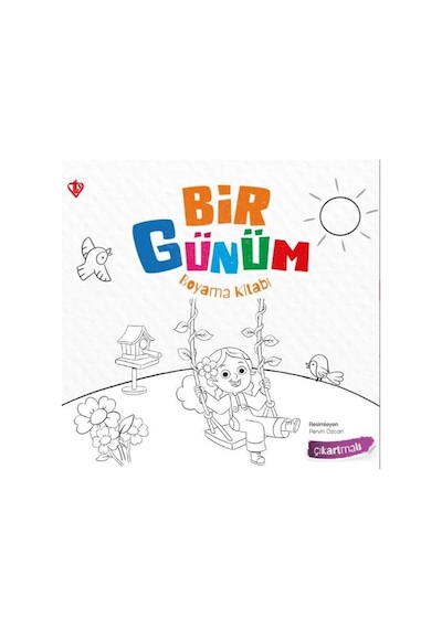 Bir Günüm Boyama Kitabı - Çıkartmalı- Türkiye Diyanet Vakfı Yayınları