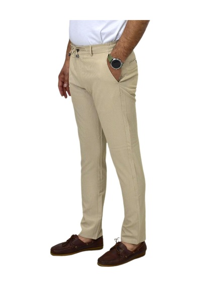 Erkek Bej Rengi Jogger Lastikli Pantolon 1920 Bgl-st04419 Bej