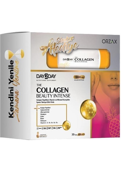 Day2day The Collagen Beauty Ananas Aromalı 30 Saşe Shaker Hediyeli