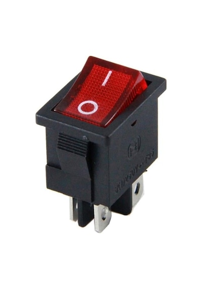 Ic-119 4 Pinli Işıklı Mini Anahtar