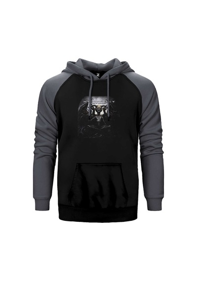Hypocrisy End Of Disclosure Kırmızı Renk Reglan Kol Sweatshirt / Hoodie