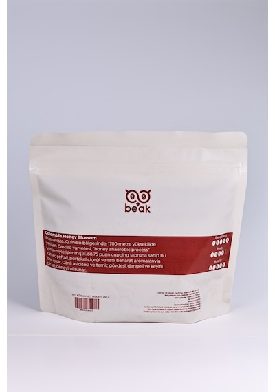 Colombia Honey Blossom Çekirdek Kahve 250 Gr , %100 Arabica Çekirdek Kahve
