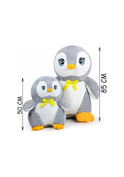 Penguen Pelüş Büyük Gri