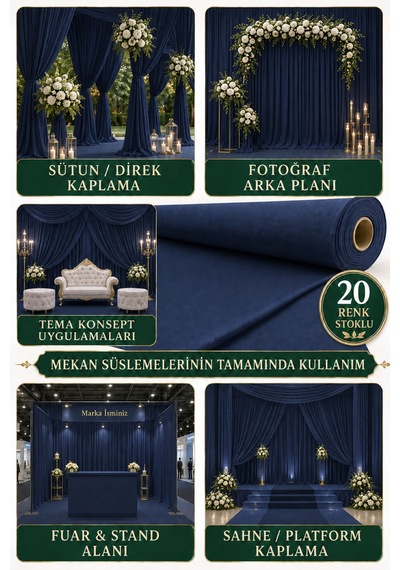 Süsleme Kumaşı 10 Metre Düğün, Davet, Organizasyon Ve Parti Süslemeleri İçin Dekoratif Kumaş Gece Mavisi Gece Mavisi Süsleme Kumaşı 10 Metre Düğün, Davet, Organizasyon Ve Parti Süslemeleri İçin Dekoratif Kumaş Gece Mavisi Gece Mavisi