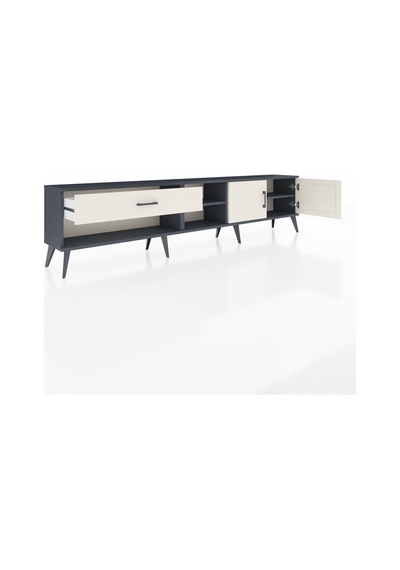Arges Tv Ünitesi 2 Raflı Tek Çekmeceli 2 Kapaklı 220x30x51 Antrasit-aytaşı Aytası/aytası - Antrasıt Arges Tv Ünitesi 2 Raflı Tek Çekmeceli 2 Kapaklı 220x30x51 Antrasit-aytaşı Aytası/aytası - Antrasıt