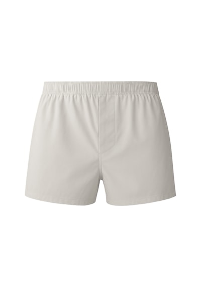 Yohannes Club Erkek Pamuklu Poplin Boxer, Tekli Paket, Kırık Beyaz, % 100 Pamuklu Poplin Kumaş Beyaz