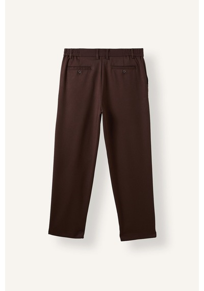 Defacto Koyu Düz Paça Baggy Fit Pantolon H4949ax26aubn337 Kahve-bn337