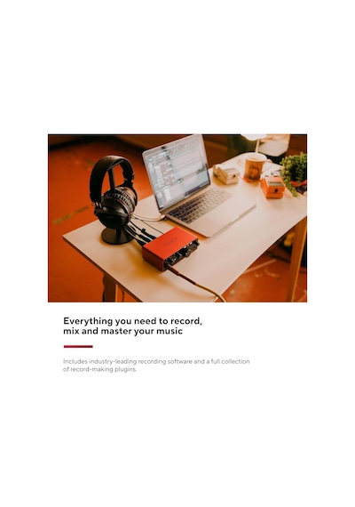 Focusrite Scarlett Solo Gen 4 Ses Kartı: Gitarist, Vokalist Veya
