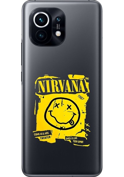 Xiaomi Mi 11 Uyumlu Şeffaf Kılıf Nirvana Tasarımlı