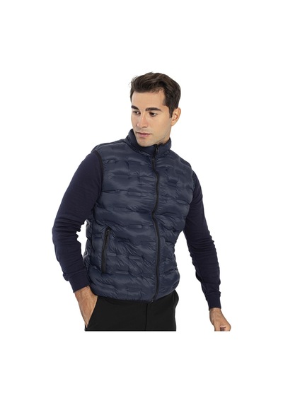 Crozwise Erkek Dolumlu Spor Outdoor Yelek Lacivert