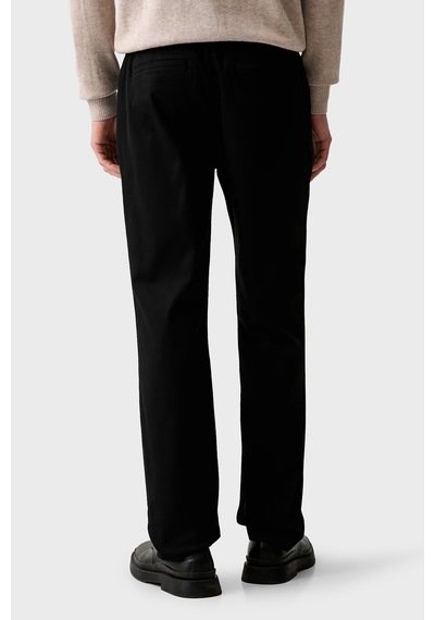 Calvin Klein Pamuk Karışımlı Straight Fit Pantolon Lv04lf600gub1 Erkek Pantolon Lv04lf600g Ub1 Siyah