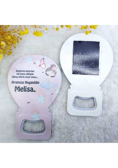 Balerin Bebek Mevlüdü Hediyelik Magnetler Balon Açacak H 30 Adet