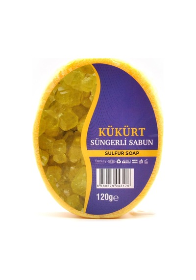Kükürt Özlü Süngerli Duş Sabunu 3 x 120 G