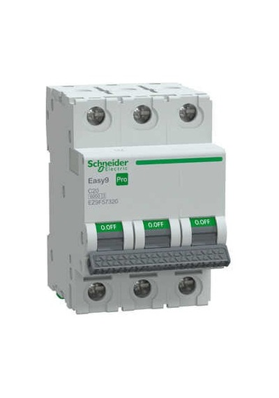 Ez9f57320 - Easy9 Pro 3p C 20a Mcb 6000a