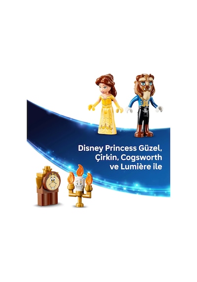 LEGO® ǀ Disney Princess Güzel ve Çirkin’in Büyülü Şatosu 43289 – 5 Yaş Üzeri için 4 Karakter İçeren Oyuncak Yapım Seti (254 Parça)