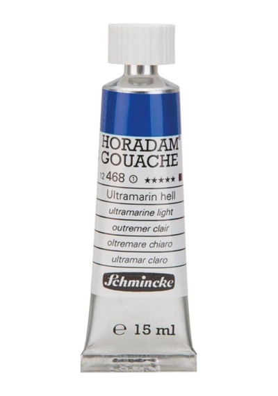 Schmincke Horadam Gouache Artist Guaj Boya 15 Ml Seri 1 468 Ultramarine Light Çok Renkli