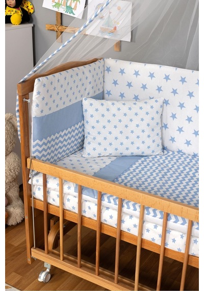Ahşap Beşik Anne Yanı Beşik Vernikli 60x120 - Mavi Yıldız Tek Yastık Uyku Seti+yatak+tekerlekli Ahşap Ahşap Beşik Anne Yanı Beşik Vernikli 60x120 - Mavi Yıldız Tek Yastık Uyku Seti+yatak+tekerlekli Ahşap