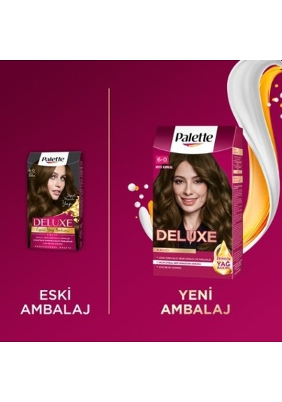 Koyu Kumral Saç Rengi İçin Zengin Yağ Bakımı Saç Boyası Seti