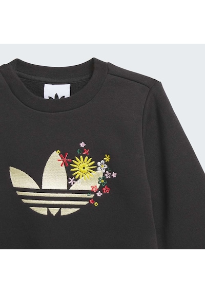 Adidas Kd3412 Crew Set Çocuk Eşofman Takımı Siyah