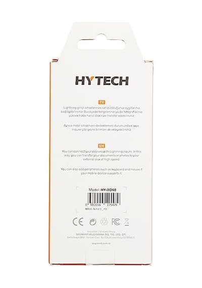 Hy-xo48 Beyaz Usb F To Lightning 10cm Kablolu Otg Çevirici Diğer