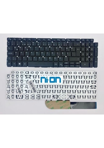 Nion Dell İnspiron 15-7506 Uyumlu Notebook Klavye Siyah Tr