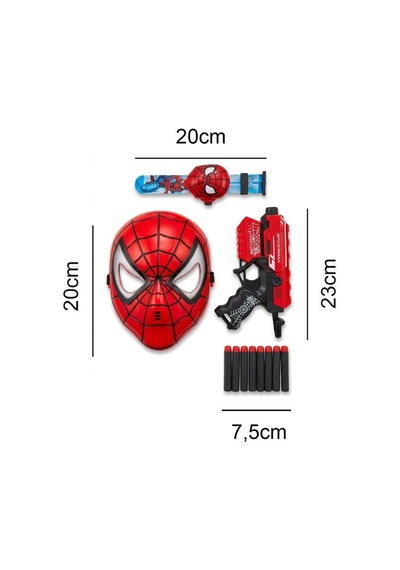Harekete Geç, Dünyayı Kurtar Spider-man Maske, Saat Ve Dart Tabancası Seti