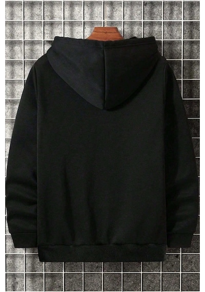 Uyguntarz Blackstar 13 Baskılı Unisex Oversize Sweatshirt siyah