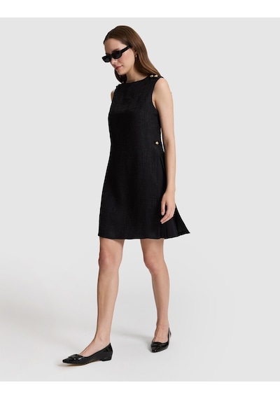 Pierre Cardin Kadın Siyah Elbise Dokuma 50324151-vr046