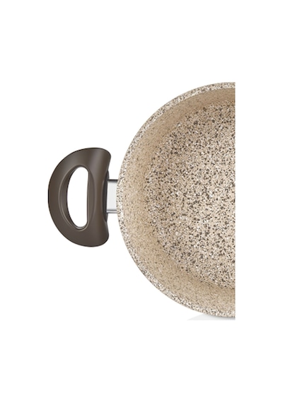 Creamy Granit 30 Cm Derin Tencere Bej