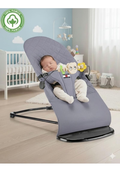 Tommybaby Millenium Cotton Bebekler Için Üç Kademeli Kolay Taşınabilir Sallanan Oyuncaklı Ana Kucağı