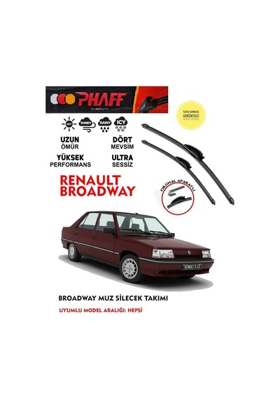 R 9 Brodwaysilecek Takımı 14 16 18 Motor Araca Özel Aparat Tipi