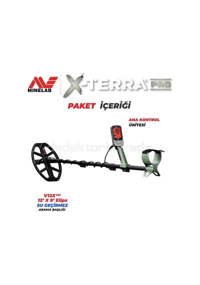 X Terra Pro Metal Dedektörü -minelab
