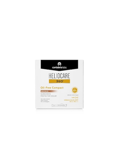 Heliocare 360 Oil Free Compact Spf50+ Bronze Güneş Koruyucu 10 G