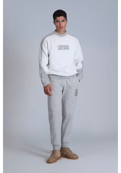 Lufian Vıler Erkek Sweatshirt Beyaz Beyaz 112030148100500 Beyaz