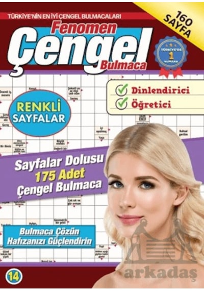Fenomen Çengel Bulmaca 14 Maxi Yayıncılık Ciltli