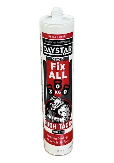 300 Kg Taşır Güçlü Özel Yapıştırıcı 500gr Fix All Atc Lambiri Tavan Montaj Korniş Yapıştırıcı