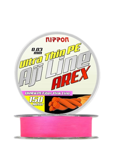 Aji Line Arex 150 Mt. Pink Aji İpi Aji İp Misina 0.03 Mm