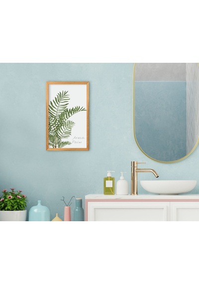Bk Home Banyo Dekoratif Retro Ahşap Tablo-11 (551049794)